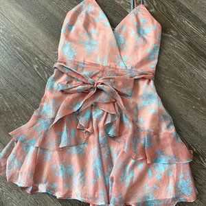 Hello Molly Pink & Blue Floral Play Dress